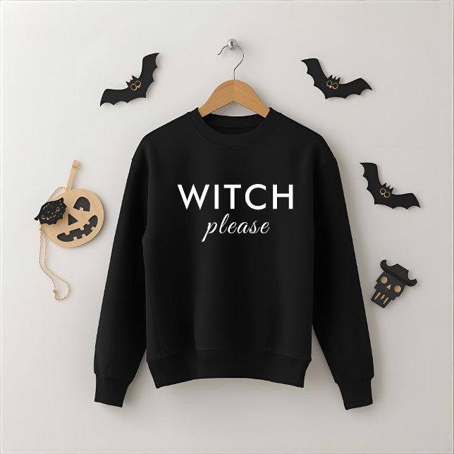 Camisa de Bruja Moderna Por Favor Halloween - Tee  (Subido por el creador)