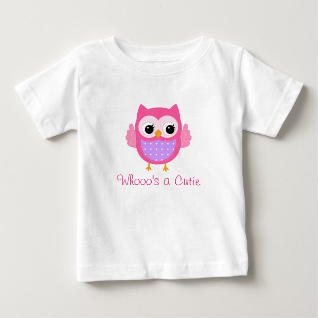 Camisa de búho de 6 meses (Anverso)