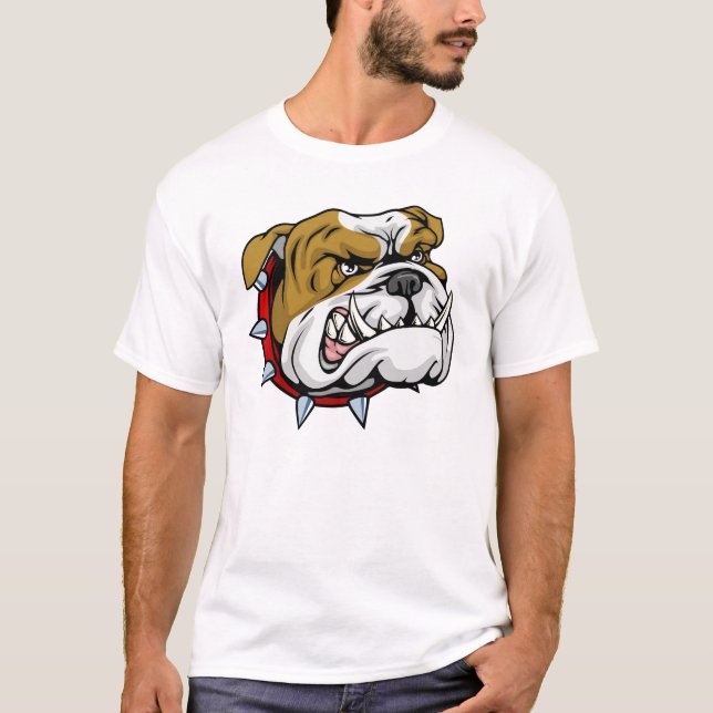Camisa de bulldog enojada (Anverso)