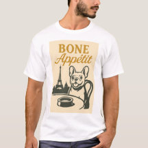 Camisa de Bulldog francesa Bone Appétit