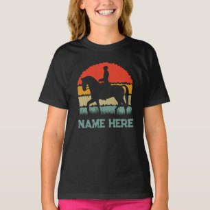 Camisa de caballo personalizada, camiseta ecuestre