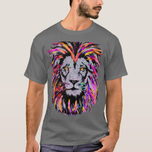 Camisa de cabeza de león - Camisetas de cara de le