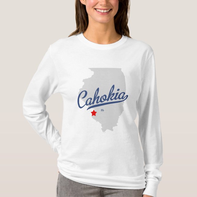 Camisa de Cahokia Illinois IL (Anverso)