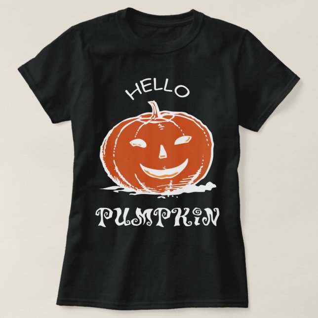 Camisa de calabaza de otoño, camiseta de otoño, te (Diseño del anverso)