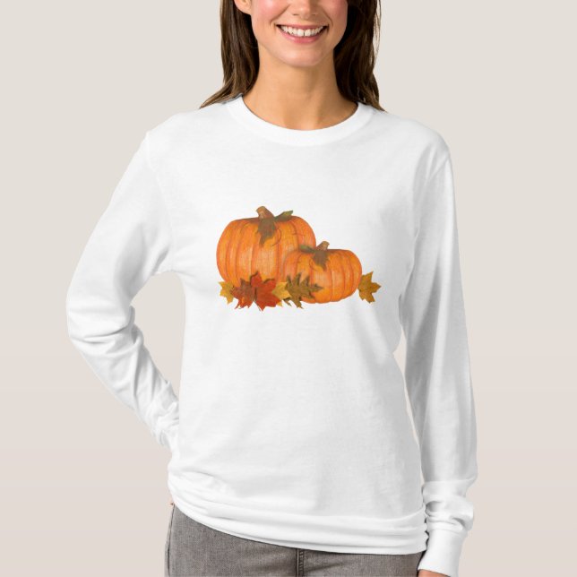 Camisa de calabazas de otoño (Anverso)