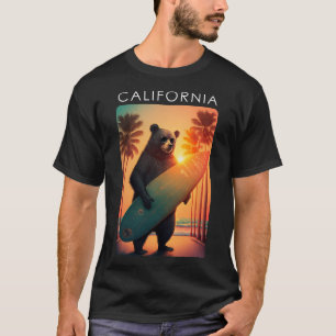 Camisa de California República Fría Oso Surf Playa
