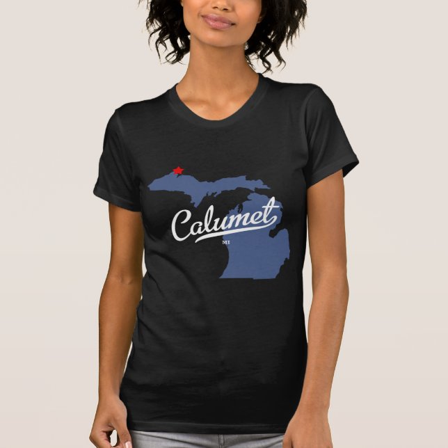 Camisa de Calumet Michigan MI (Anverso)