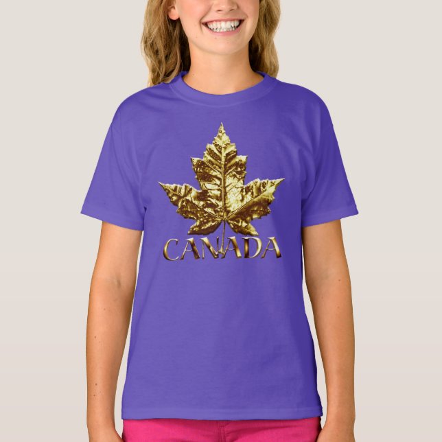 Camisa de Canadá de recuerdo de oro de sudaderas p (Anverso)