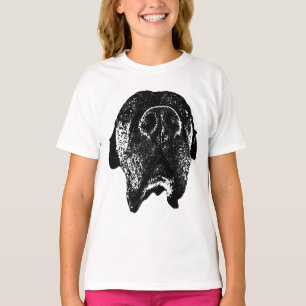 Camisa de Cane Corso con Arte de Cabeza en Tinta  