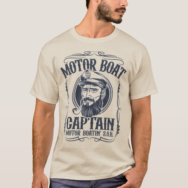 Camisa de Capitán de Lancha para Hombres (Anverso)