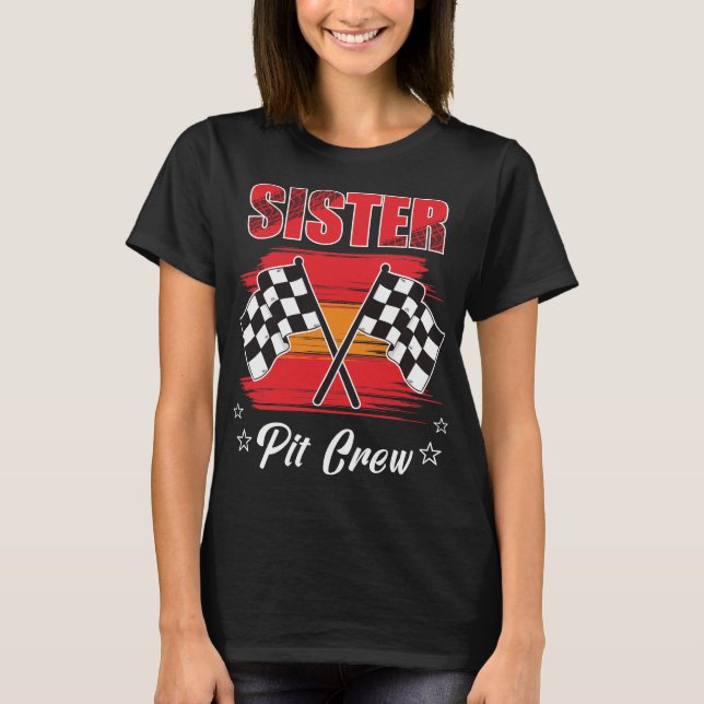 Camisa de Carreras de coches de la tripulación de  (Anverso)