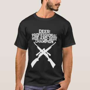 Camisa de Caza de Ciervos Campeona de Escondite