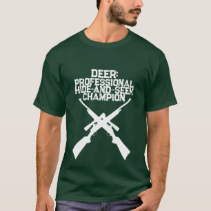 Camisa de Caza de Ciervos Campeona de Escondite