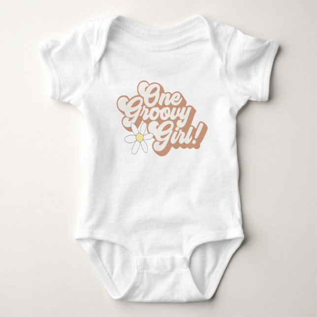 Camisa de chica de cumpleaños de un chica groovy r (Anverso)