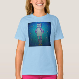 Camisa de Chicas de Cute Starry Robot