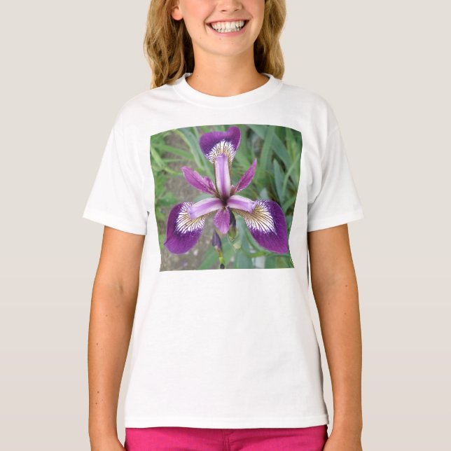 Camisa De Chicas De Iris Púrpura (Anverso)