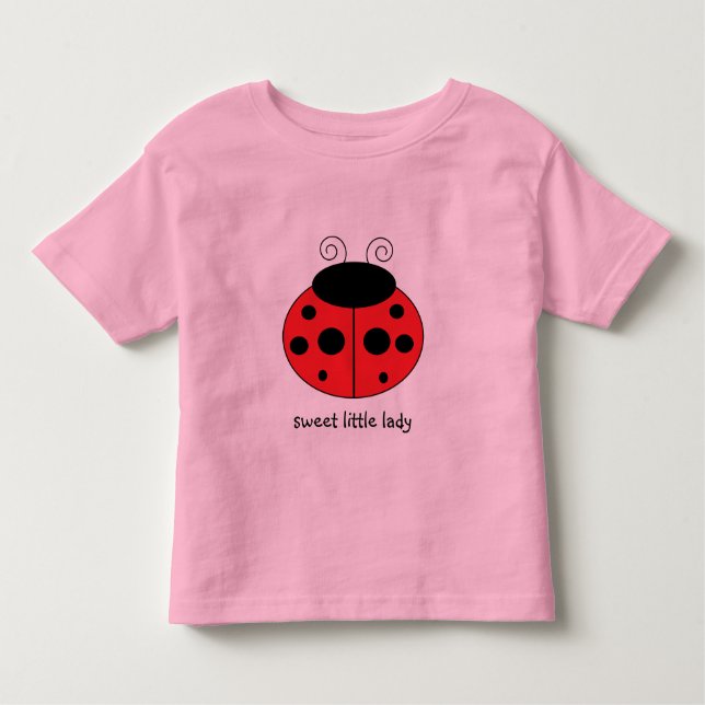 Camisa de Chicas de largo aliento de Ladybug (Anverso)