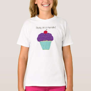 Camisa de Chicas de pastel de cerezo con escarcha 