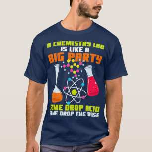 Camisa de chiste de química para laborador de lab