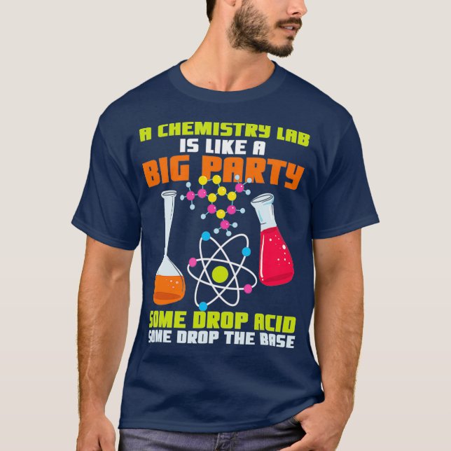 Camisa de chiste de química para laborador de labo (Anverso)