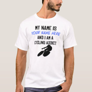 Camisa de ciclo de encargo del adicto
