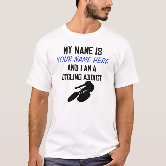 Camisa de ciclo de encargo del adicto (Anverso)
