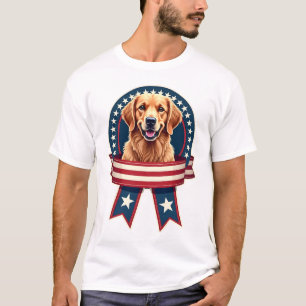 Camisa de cinta de la herencia del Golden Retrieve