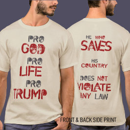 Camisa de cita de Trump | Camiseta de ropa conserv