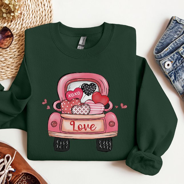Camisa de coche de corazones de San Valentín, rega (Subido por el creador)