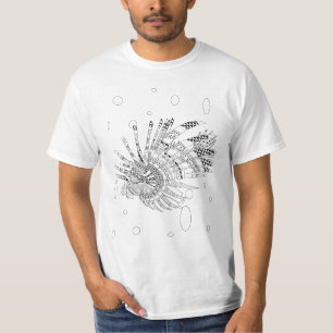Camisa de Colores Adultos de Lionfish
