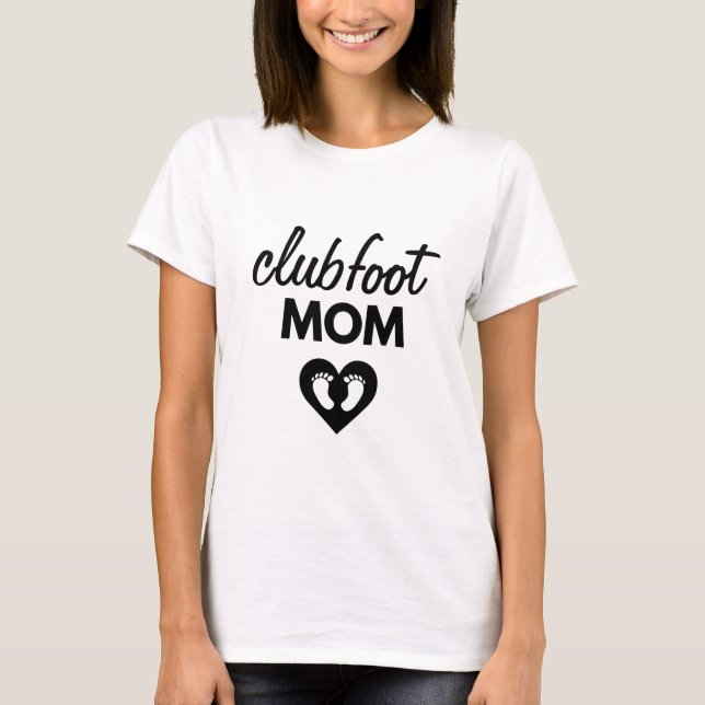 Camisa de conciencia de pie de club para mamá (Anverso)