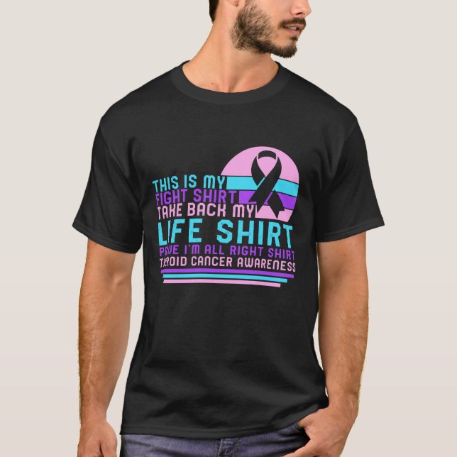 Camisa De Concienciación Sobre El Cáncer De Tiroid (Anverso)