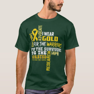 Camisa De Concienciación Sobre El Cáncer Infantil 
