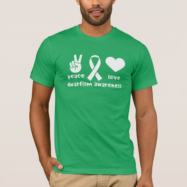 Camisa de concientización sobre el enanismo del am (Anverso)