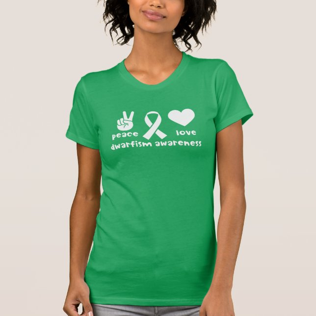 Camisa de concientización sobre el enanismo del am (Anverso)
