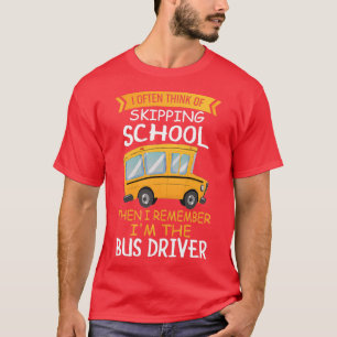 Camisa De Conductor De Autobús Escolar Que A Menud