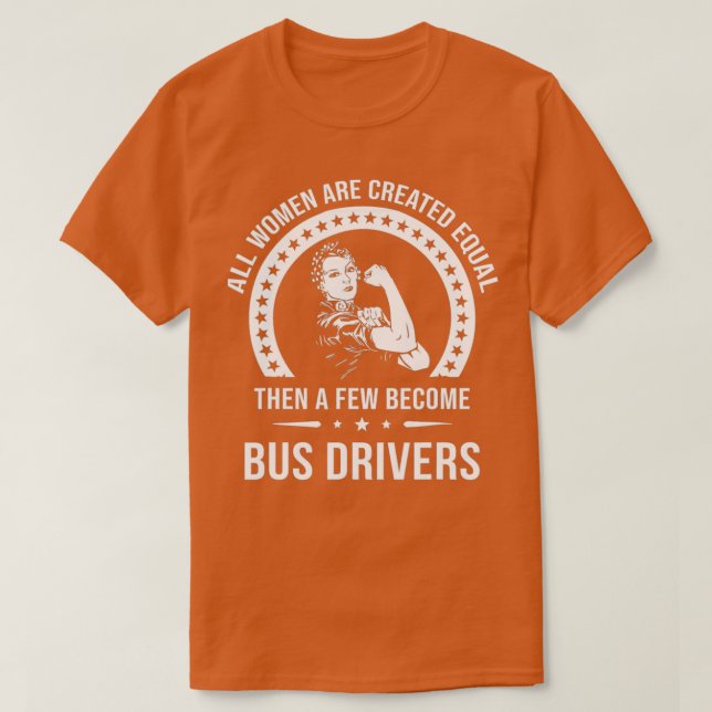 Camisa de conductor de autobús para conductoras de (Diseño del anverso)