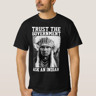 CAMISA DE CONFIAR EN EL GOBIERNO NATIVO AMERICANO