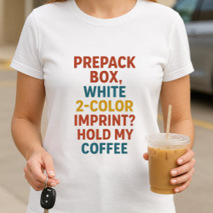 Camisa de confusión de la lista de suministros; es