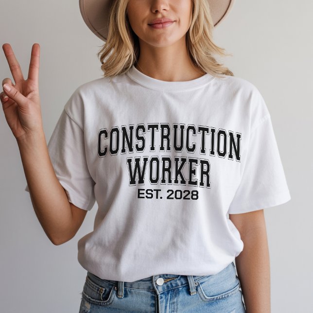 Camisa de Constructor Personalizada, Regalo de Con (construction worker shirt, construction worker sweatshirt, personalized construction gift,)