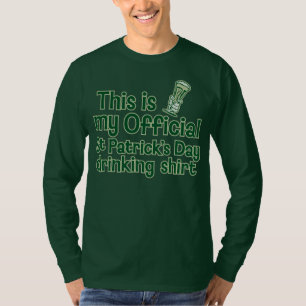 Camisa de consumición del día de St Patrick