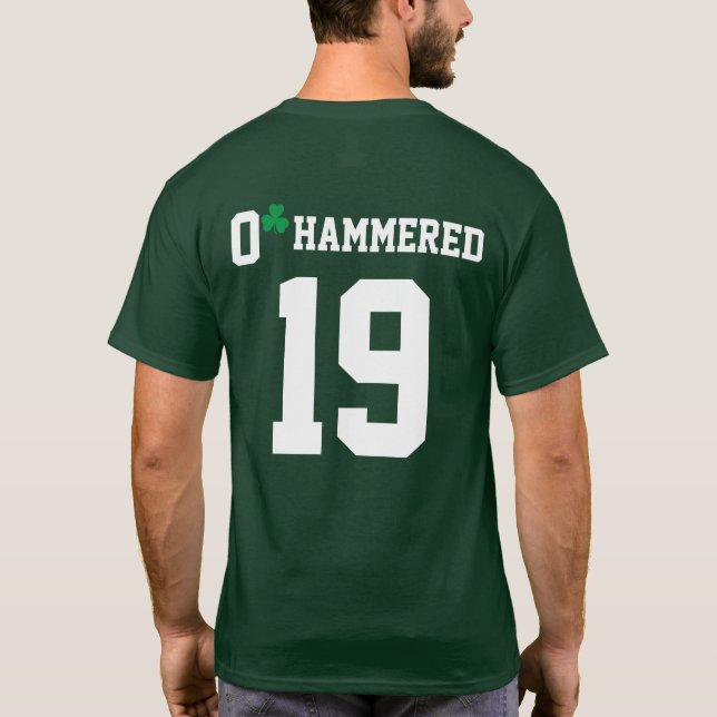 Camisa de consumición del equipo del día de (Reverso)