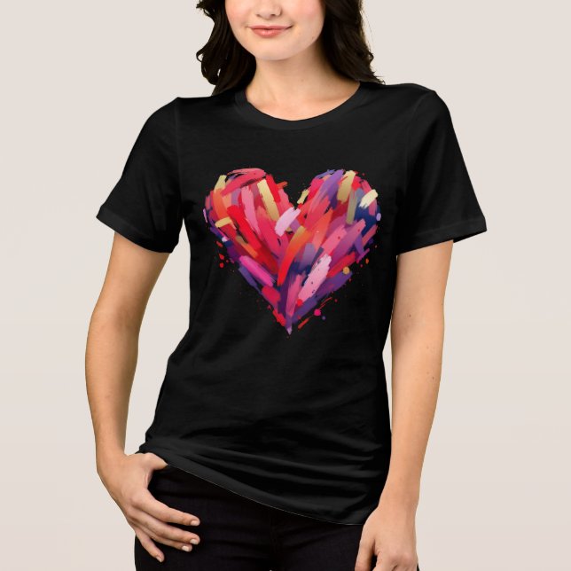 Camisa de corazón el día de San Valentín (Anverso)