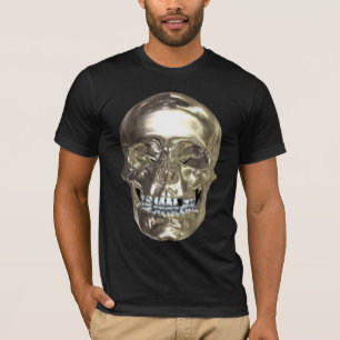 Camisa de cráneo cromada