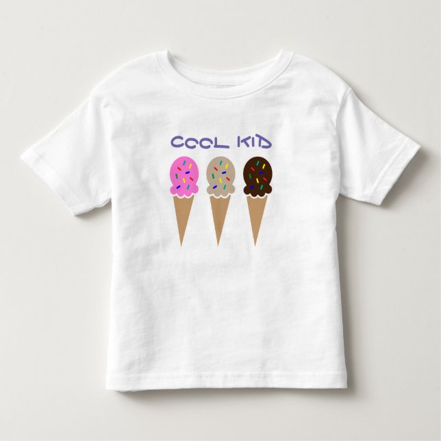 Camisa de Crema de Hielo para Niños Guay (Anverso)