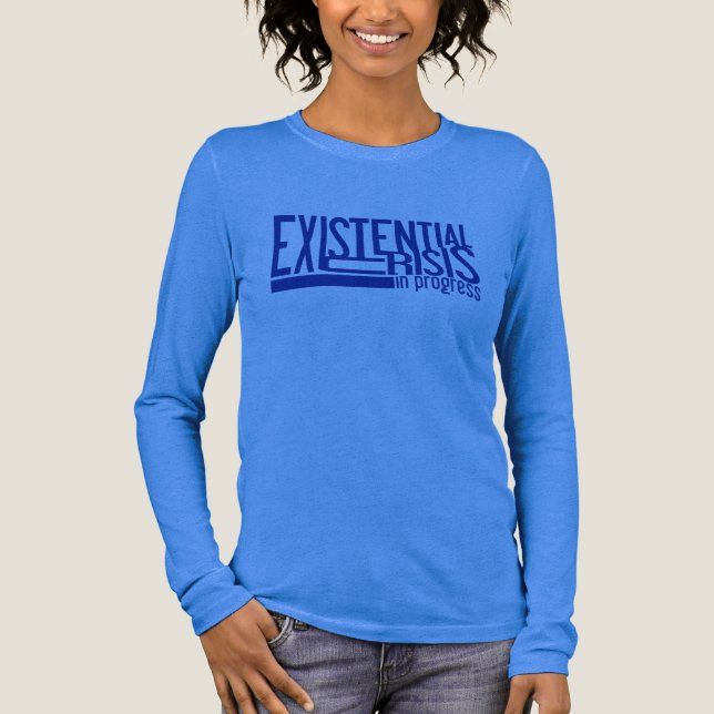 Camisa de crisis existencial - elegir estilo y col (Anverso)