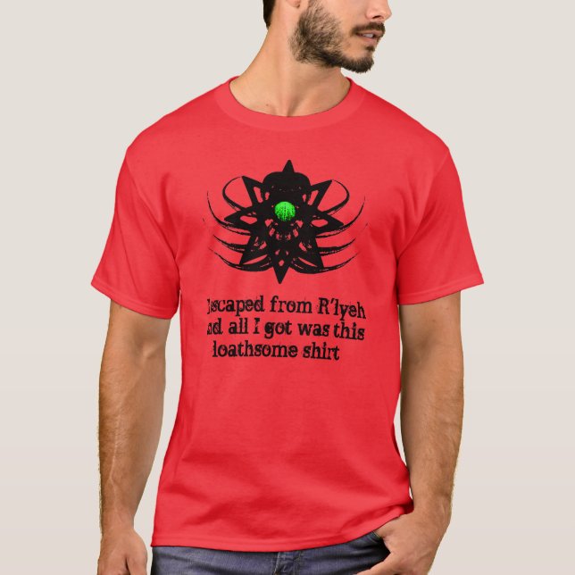 Camisa de Cthulhu - escape de R'lyeh (Anverso)