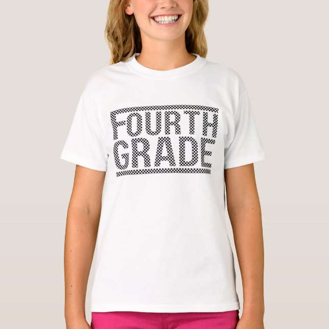 Camisa de cuarto grado a cuadros, maestro de cuart (Anverso)
