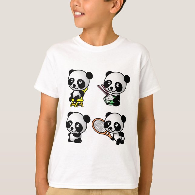 Camisa de CUATRO PANDAS - elija el estilo - (Anverso)