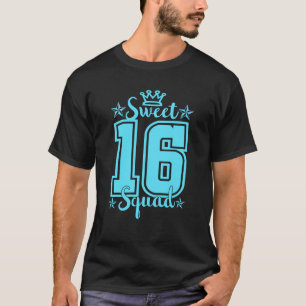 Camisa de cumpleaños 16 - Escuadrón dulce 16